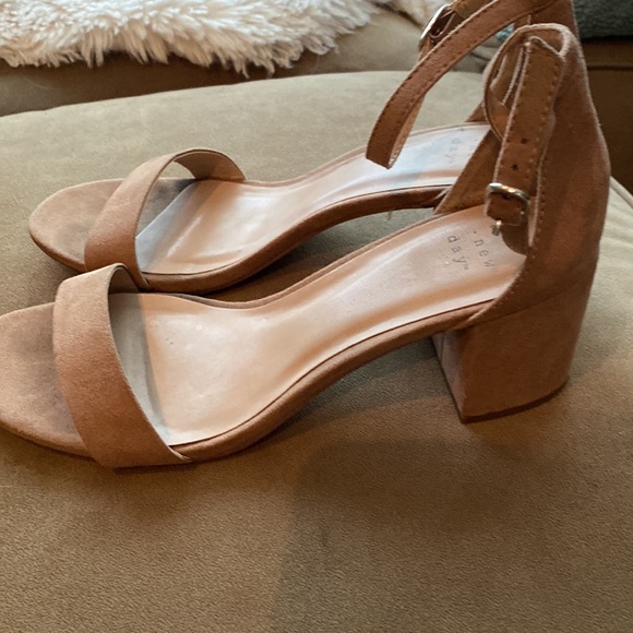 Blush Strappy Block Heels A New Day sz 7.5 - Picture 4 of 5